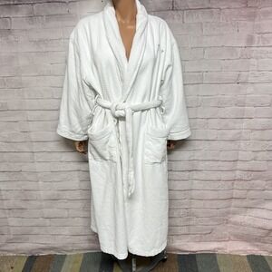 Chadsworth & Haig Trump Robe Unisex OSFM White Waffle Weave‎ Spa Luxury Resort